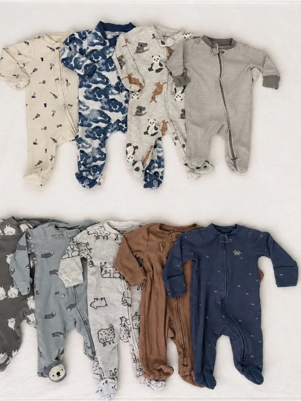 0-3/3month Mixed-Print Clothing Bundle
